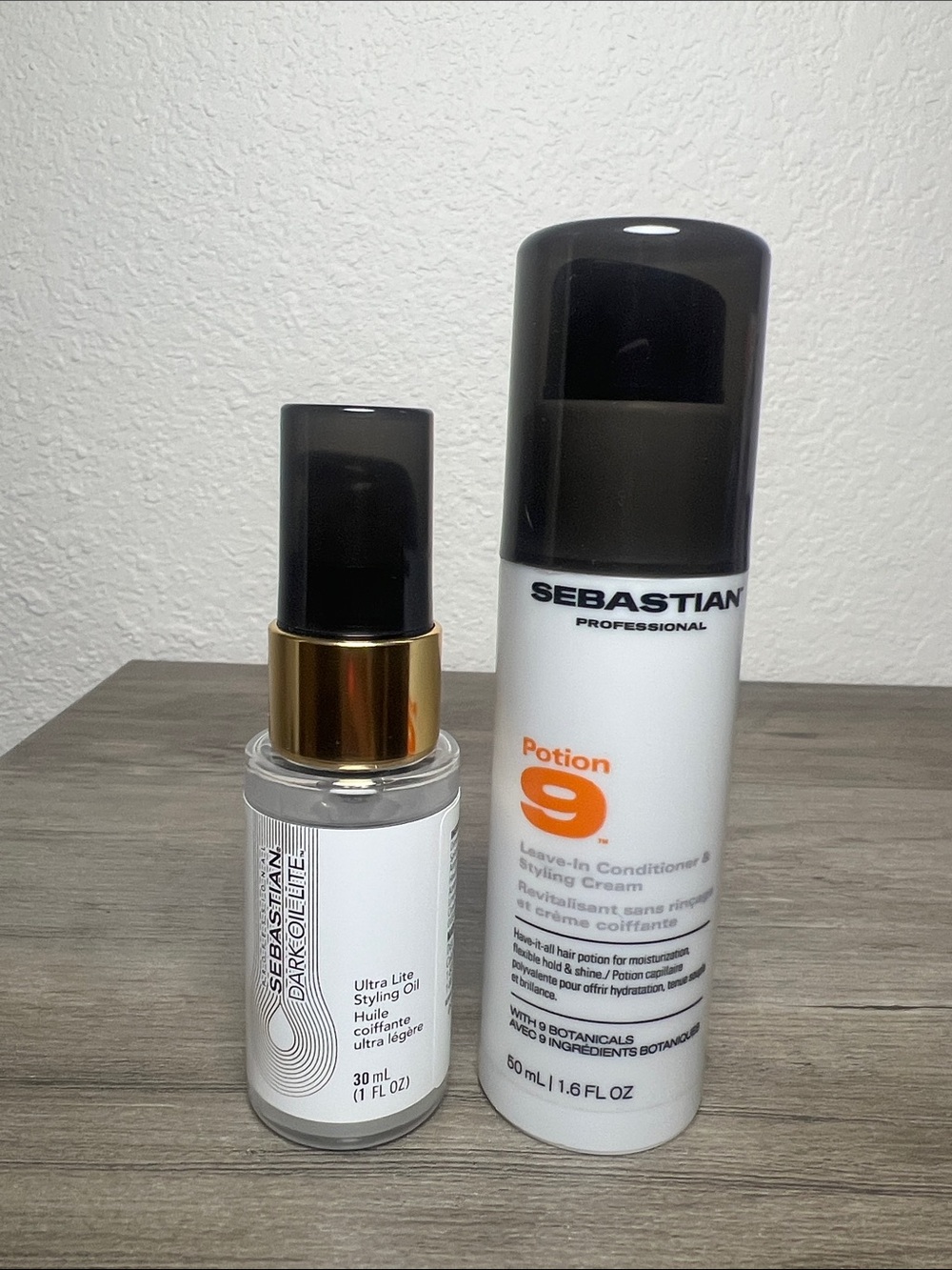Sebastian Dark Oil & Potion 9 Leave in & Styling cream Bundle